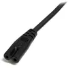 Image de STARTECH.COM Cordon dalimentation bipolaire standard EU vers IEC 320 C7 pour PC portable - Câble secteur européen - M/F - 1 m