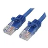 Image de StarTech.com Cable reseau Cat5e UTP sans crochet de 1 m - Cordon Ethernet RJ45 anti-accroc - Cable patch - M/M - Bleu - cordon de raccordement - 1 m - bleu