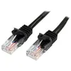 Image de Câble réseau Cat5e UTP - STARTECH - 5 m - Sans crochet - Anti-accroc - Noir