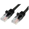 Image de StarTech.com Cable reseau Cat5e UTP sans crochet de 1 m - Cordon Ethernet RJ45 anti-accroc - Cable patch - M/M - Noir - cordon de raccordement - 1 m - noir