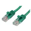 Image de StarTech.com Cable reseau Cat5e UTP sans crochet de 1 m - Cordon Ethernet RJ45 anti-accroc - Cable patch - M/M - Vert - cordon de raccordement - 1 m - vert