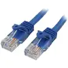 Image de Câble Réseau Startech Cat5e 3 Mètres Bleu Haute Vitesse