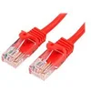 Image de StarTech.com Cable reseau Cat5e UTP sans crochet de 2 m - Cordon Ethernet RJ45 anti-accroc - Cable patch - M/M - Rouge - cordon de raccordement - 2 m - rouge