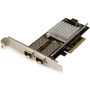 Image de Startech.com Carte Réseau Pci Express À 2 Ports Fibre Optique 10 Gigabit Ethernet Avec Sfp+ Ouvert Et Chipset Intel