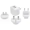 Image de Startech.com Chargeur Mural Usb À 2 Ports - Haute Puissance 17w / 3,4a - Chargeur De Voyage International - Blanc