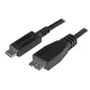 Image de StarTech.com Cable USB-C vers Micro-B de 1 m - Cordon USB C vers Micro B - USB 3.1 - M/M - Noir - Cable USB de type-C - 24 pin USB-C pour Micro-USB de type B - 1 m