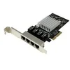 Image de StarTech.com Carte reseau PCI Express a 4 ports Gigabit Ethernet avec chipset Intel I350-AM4 - Adaptateur NIC PCIe GbE - adaptateur reseau - PCIe x4