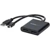 Image de Hub Usb Startech Mst Hub Mini Displayport To 2x Displayport - Compact Et Performant
