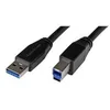 Image de StarTech.com Cable USB 3.0 actif USB-A vers USB-B de 5 m - Cordon USB A vers B - USB 3.1 Gen 1 (5 Gb/s) - M/M - Noir - cable USB - USB Type B pour USB type A - 5 m