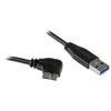 Image de StarTech.com 0.5m Slim Right-Angle Micro USB 3.0 Cable M/M - USB 3.1 Gen 1 - cable USB - 50 cm
