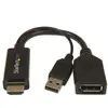 Image de Adaptateur HDMI 1.4 vers DisplayPort avec alimentation USB