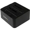 Image de Station D'accueil Startech.com Usb 3.1 Gen 2 Dual-bay Dock Noir