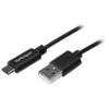 Image de StarTech.com Cable USB 2.0 USB-A vers USB-C de 1 m - Cordon USB A vers C - Male / Male - Noir - Cable USB de type-C - 24 pin USB-C pour USB - 1 m