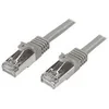 Image de StarTech.com Cable reseau Cat6 blinde SFTP sans crochet de 5m - Cordon Ethernet RJ45 anti-accroc - Cable patch Male / Male - Gris - cordon de raccordement - 5 m - gris