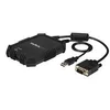 Image de StarTech.com Adaptateur crash cart pour PC portable avec boîtier durable - Console KVM USB avec transfert de fichier et acquisition video - commutateur KVM - 1 ports