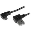 Image de StarTech.com Cable USB A vers Micro B de 1 m avec connecteurs coudes a angle droit - Cordon Micro USB - M/M - Noir - cable USB - Micro-USB de type B pour USB - 1 m