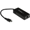 Image de Startech.com Adaptateur Réseau Usb-c Vers Rj45 Gigabit Ethernet Avec Port Usb Supplémentaire - M/f - Usb 3.1 Gen 1 (5 G