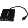 Image de Startech.com Adaptateur Réseau Usb-c Vers 2 Ports Gigabit Ethernet Avec Port Usb 3.0 (type-a)