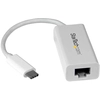 Image de Startech.com Adaptateur Usb C Vers Gigabit Ethernet - Blanc - Adaptateur Réseau Lan Usb 3.0 Vers Rj45 - Usb Type C Vers
