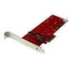Image de StarTech.com Carte contrôleur PCI Express pour 2 SSD M.2 NGFF - Adaptateur PCIe vers 2x SSD SATA III 6 Gb/s - contrôleur de stockage - M.2 Card / SATA 6Gb/s - PCIe 2.0 x2