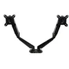 Image de StarTech.com Support de bureau pour 2 ecrans jusqu'a 30 - Bras articules multidirectionnels a fixation bureau - Support moniteur double kit de montage - bras reglable - pour ecran LCD - noir