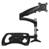 Image de StarTech.com Laptop Monitor Stand - Computer Monitor Stand - Full Motion Articulating - VESA Mount Monitor Desk Mount kit de montage - bras reglable - pour ecran LCD / ordinateur portable - noir