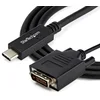 Image de Adaptateur Usb C Vers Dvi Startech Cdp2dvimm2mb Noir