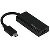 Image de StarTech.com Adaptateur video USB-C vers HDMI - Convertisseur USB Type-C vers HDMI - 4K 60 Hz - Blanc adaptateur video externe - noir