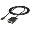 Image de StarTech.com 6ft (2m) USB C to VGA Cable, 1920x1200/1080p USB Type C to VGA Video Active Adapter Cable, Thunderbolt 3 Compatible, Laptop to VGA Monitor/Projector, DP Alt Mode HBR2 Cable - 2m USB-C Video Cable (CDP2VGAMM2MB) - cable video / USB - 24 pin US
