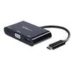 Image de StarTech.com Adaptateur multiport USB-C vers VGA - Convertisseur USB Type-C de voyage avec port USB-A et Power Delivery - station d'accueil - USB-C / Thunderbolt 3 - VGA