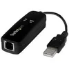 Image de StarTech.com Modem fax USB 2.0, materiel externe 56K Dial Up V.92 Modem/Dongle/Adaptateur, Modem fax ordinateur/ordinateur portable, Prise USB vers telephone, Modem de donnees USB, Fax reseau/CMR/POS - Dongle modem 56K V.92 - fax / modem