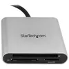 Image de Startech Lecteur et enregistreur multicartes USB 3.0 avec USB-C pour cartes mÃ©moire SD, microSD et CompactFlash - CÃ¢ble USB-C intÃ©grÃ© - Lecteur de carte (CF I, CF II, MMC, SD, microSD, SDHC, microSDHC, SDXC, microSDXC) - USB 3.0 en occasion ou reconditionné