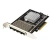 Image de StarTech.com Carte reseau PCI Express - SFP+ PCIe 4 ports - Chipset Intel XL710 - 10 Gigabit Ethernet - Carte Ethernet pour serveur - adaptateur reseau - PCIe x8 - 10 Gigabit SFP+ x 4