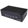 Image de StarTech.com Switch KVM double affichage DisplayPort 4K 60 Hz a 4 ports avec hub USB 2.0 integre - commutateur ecran-clavier-souris/audio/USB - 4 ports - Montable sur rack
