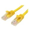 Image de StarTech.com Cable reseau Cat5e UTP sans crochet - 5 m Jaune - Cordon Ethernet RJ45 anti-accroc - Cable patch - cable reseau - 5 m - jaune