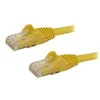 Image de StarTech.com Cable reseau Cat6 UTP sans crochet - 5 m Jaune - Cordon Ethernet RJ45 anti-accroc - Cable patch - cable reseau - 5 m - jaune