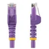Image de StarTech.com Cable reseau Cat6 UTP sans crochet - 3 m Violet - Cordon Ethernet RJ45 anti-accroc - Cable patch - cable reseau - 3 m - violet