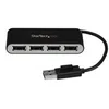 Image de StarTech.com Hub USB 2.0 portable a 4 ports avec cable integre - Concentrateur USB compact - Mini hub USB 2.0 - concentrateur (hub) - 4 ports