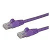 Image de StarTech.com Cable reseau Cat6 UTP sans crochet - 5 m Violet - Cordon Ethernet RJ45 anti-accroc - Cable patch - cordon de raccordement - 5 m - violet