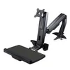 Image de StarTech.com Support de bureau debout pour ecran, clavier et souris (ARMSTSCP1) kit de montage - pour moniteur/clavier