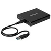 Image de StarTech.com Boîtier USB 3.1 (10 Gb/s) dual slot pour SSD M.2 SATA avec RAID - Boîtier USB 3.1 2x SSD - USB-A et USB-C - Aluminium - baie de stockage flash