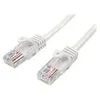 Image de StarTech.com CAT5e Cable - 7 m White Ethernet Cable - Snagless - CAT5e Patch Cord - CAT5e UTP Cable - RJ45 Network Cable - cordon de raccordement - 7 m - blanc