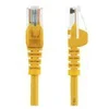 Image de StarTech.com Cable reseau Cat5e UTP sans crochet - 10 m Jaune - Cordon Ethernet RJ45 anti-accroc - Cable patch - cordon de raccordement - 10 m - jaune