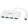 Image de Startech.com Hub Usb-c 4 Ports Usb-a (usb 3.0 Superspeed) - Alimenté Par Bus Usb - Adaptateur Usb-c Vers Usb-a - Usb 3.