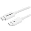 Image de StarTech.com 3.3ft (1m) Thunderbolt 3 Cable, 20Gbps, 100W PD, 4K Video, Thunderbolt-Certified, Compatible w/ TB4/USB 3.2/DisplayPort - cable Thunderbolt - 24 pin USB-C pour 24 pin USB-C - 1 m