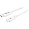 Image de StarTech.com 1.6ft (50cm) Thunderbolt 3 Cable, 40Gbps, 100W PD, 4K/5K Video, Thunderbolt-Certified, Compatible w/ TB4/USB 3.2/DisplayPort - cable Thunderbolt - 24 pin USB-C pour 24 pin USB-C - 50 cm