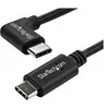 Image de StarTech.com Cable USB-C coude a angle droit de 1 m - Cordon USB-C vers USB-C a 90 ° - Cable de charge USB Type-C - M/M - USB 2.0 - Cable USB de type-C - 24 pin USB-C pour 24 pin USB-C - 1 m
