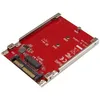 Image de StarTech.com M.2 Drive to U.2 (SFF-8639) Host Adapter for M.2 PCIe NVMe SSDs Adaptateur dinterface M.2 M.2 Card U.2 rouge