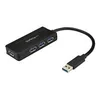 Image de StarTech.com Hub USB 3.0 a 4 ports - Mini hub avec port de charge - Adaptateur d'alimentation inclus (ST4300MINI) - concentrateur (hub) - 4 ports