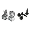 Image de StarTech.com Vis et ecrous clip 10-32 pour rack serveur - Vis de montage et ecrous clip coulissants pour armoire - Paquet de 50 - kit de vis pour rack